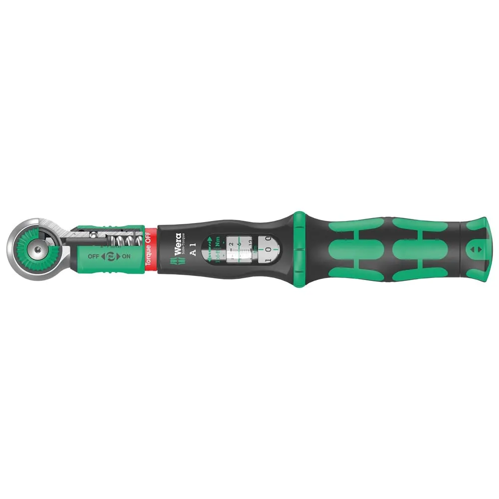 WERA Safe-Torque A 1 Imperial Set 1 1/4" Square Head Drive 2-12Nm - 10 Piece WER075831
