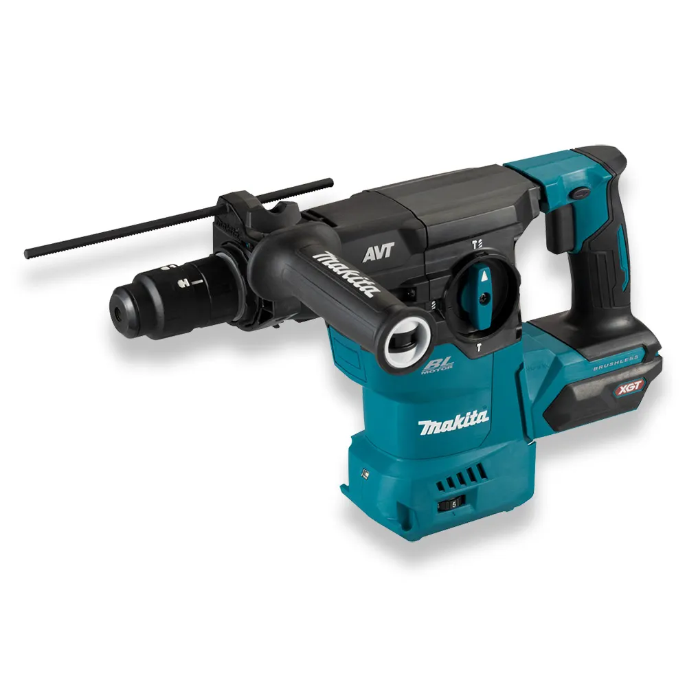 MAKITA 40V Max XGT Brushless 30mm SDS Plus Rotary Hammer �?Quick Change Chuck Skin HR009GZ01