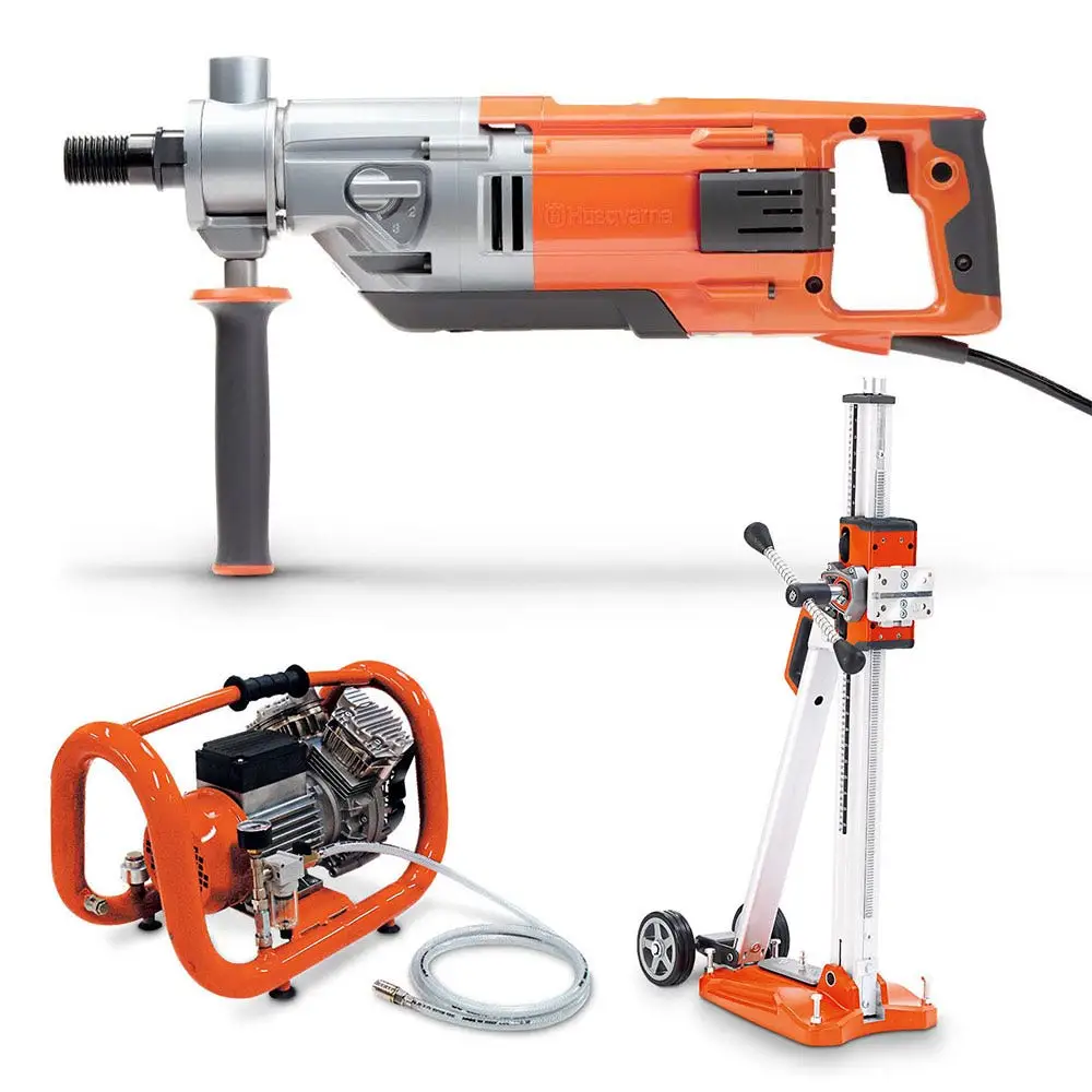 HUSQVARNA 230V Handheld Drill DM220 w. Stand & Pump Kit TTKIT774