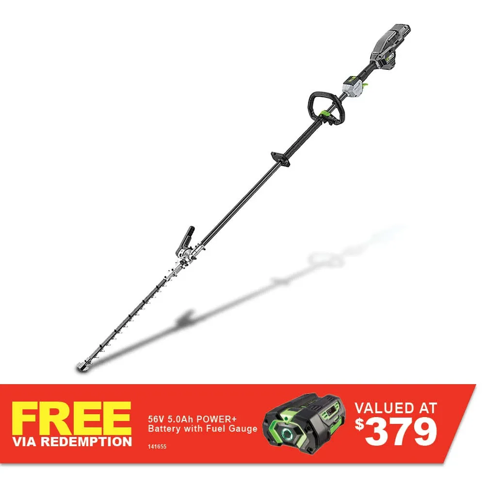 EGO 56V POWER+ Commercial 53cm/28mm Articulating Pole Hedge Trimmer Skin HTX5300-PA