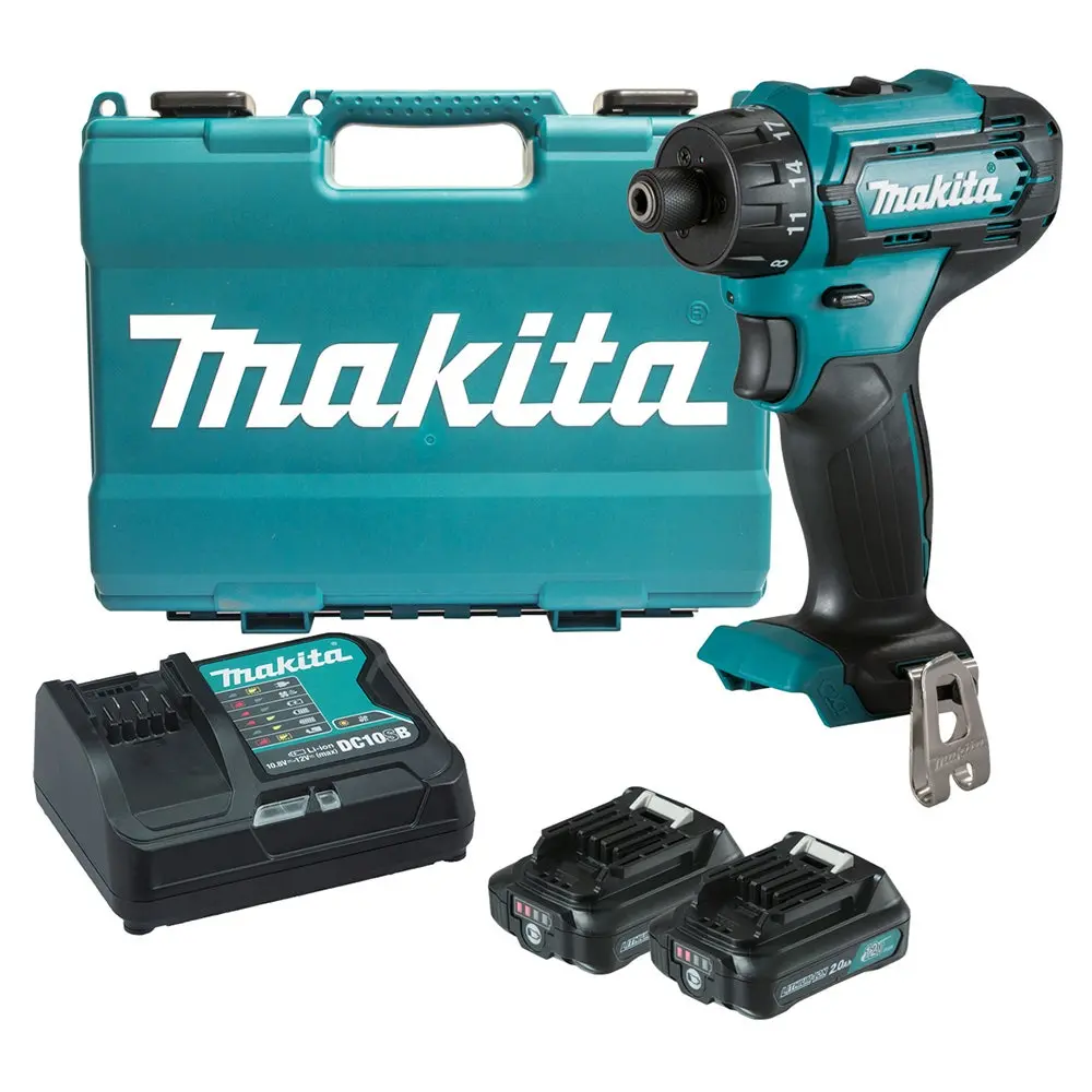 MAKITA 12V Max Brushless 2 x 2.0Ah Driver Drill Kit DF033DSAE