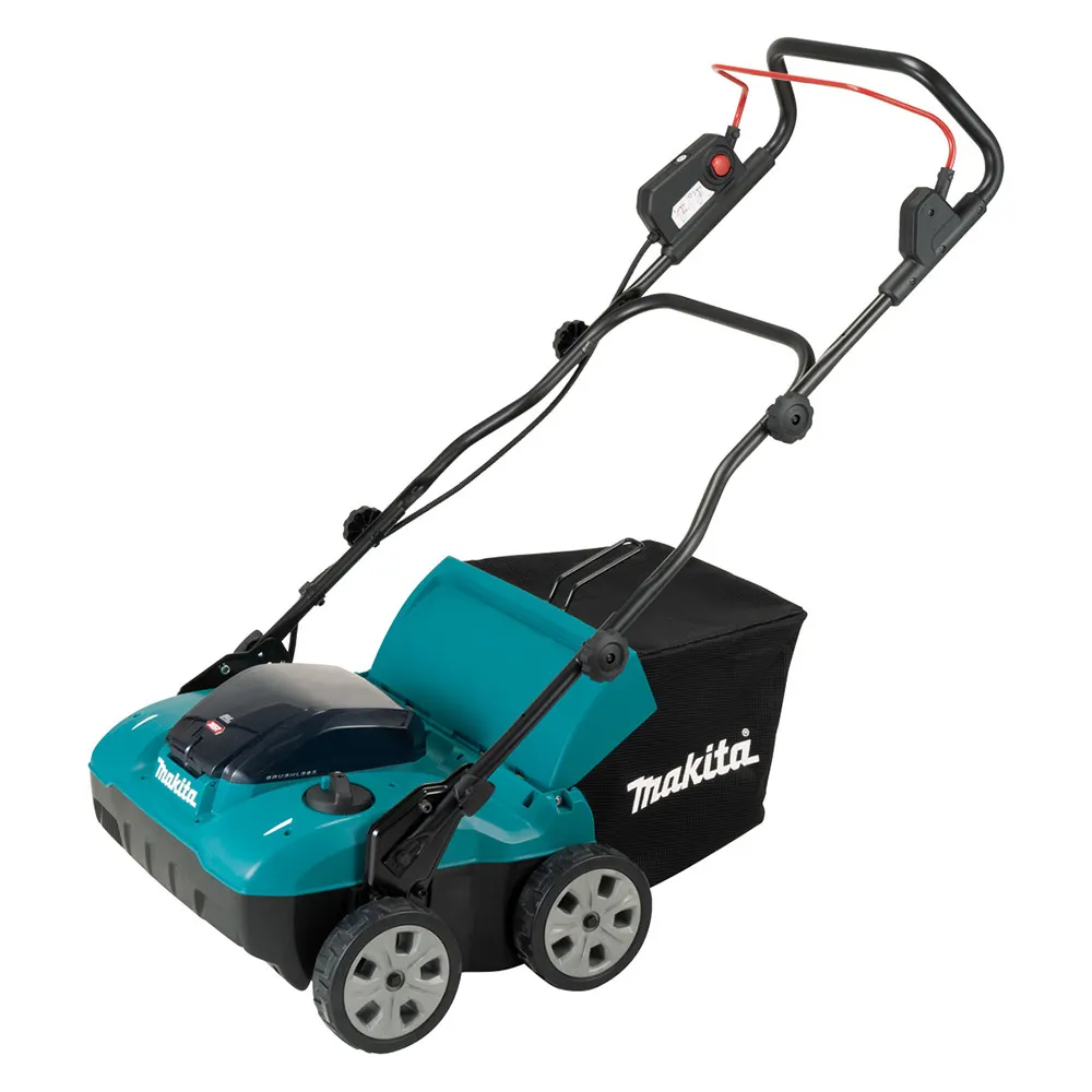 MAKITA 40V Max Brushless 2 x 4.0Ah Lawn Scarifier Kit UV001GM201