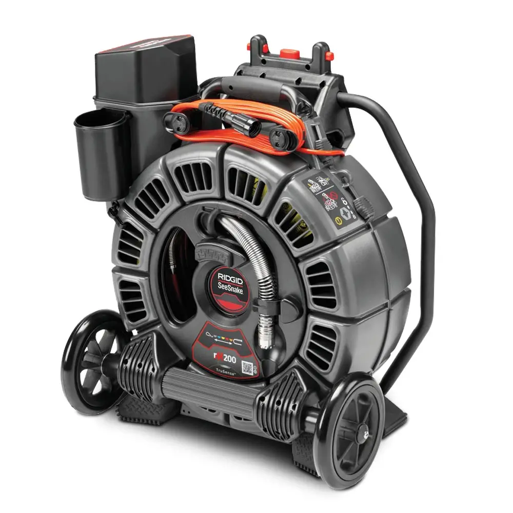 RIDGID SeeSnake Reel (200' / 61 m) with Self-Leveling Camera powered with TruSense 63658