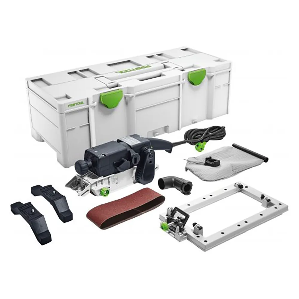 FESTOOL BS 75mm Belt Sander in Systainer with Sanding Frame Set 576297