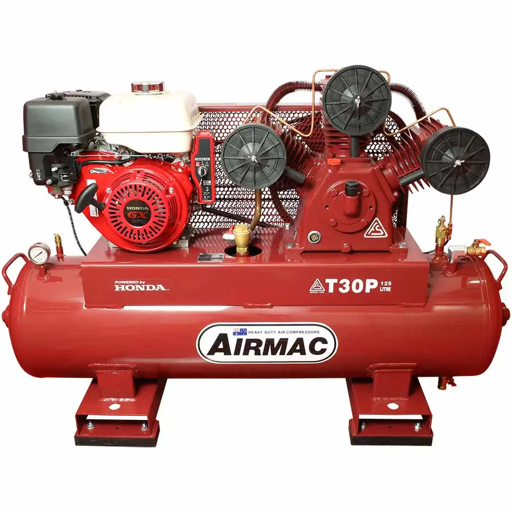 AIRMAC 9hp 125l 680 L/Min Honda Electric Start Air Compressor AM T30P ES