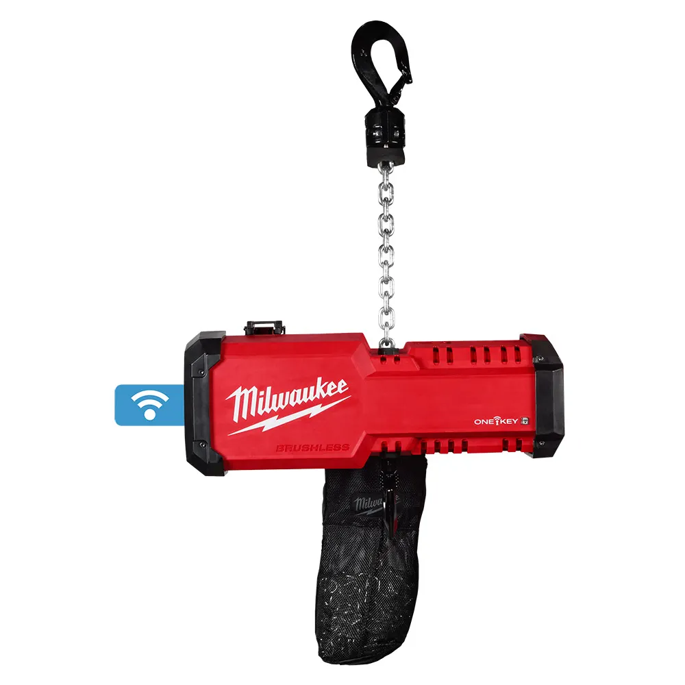 MILWAUKEE 18V 1 Ton Chain Hoist with ONE-KEY™ Skin M18BLCHT0