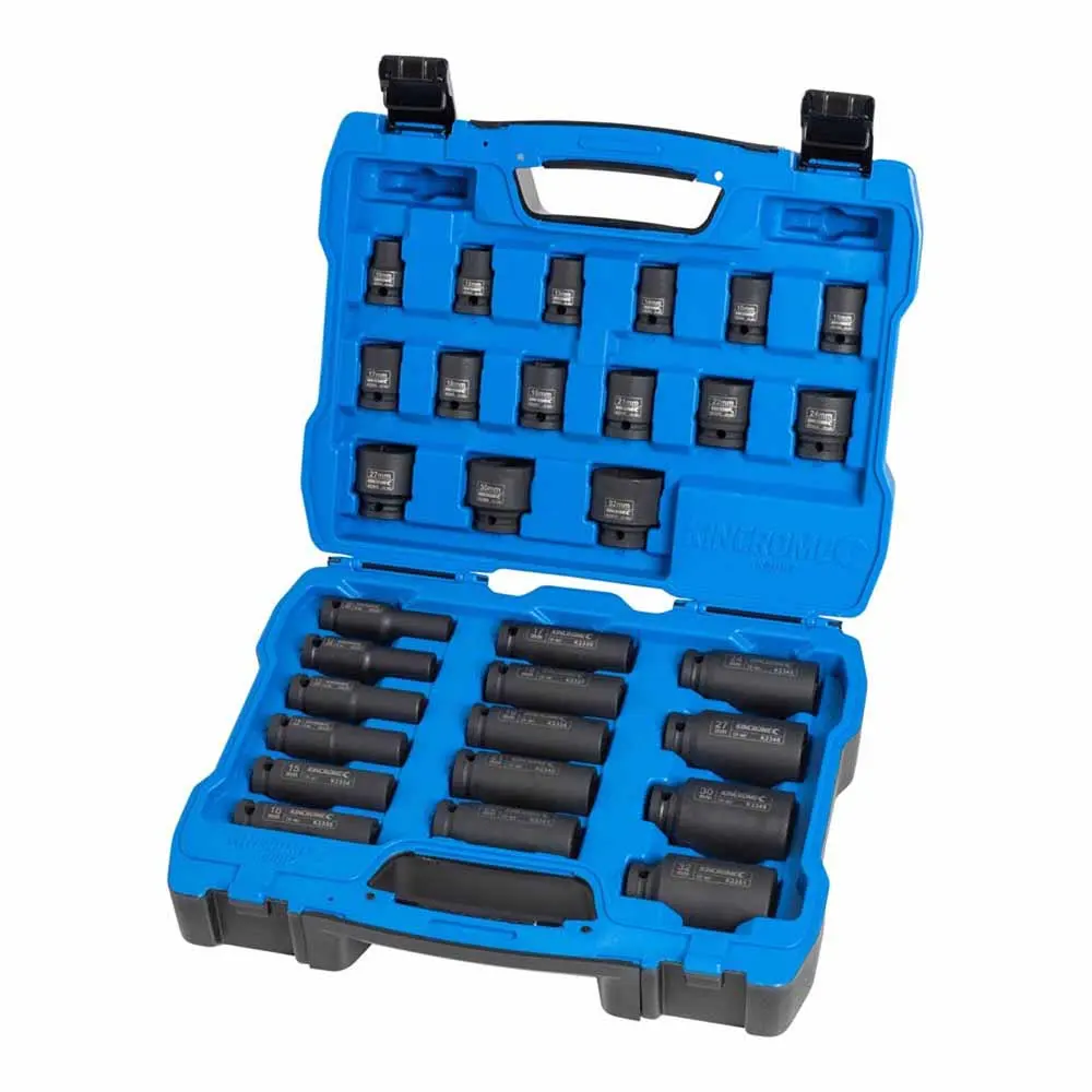 KINCROME 1/2" Metric Impact Socket Set - 30 Piece K2097