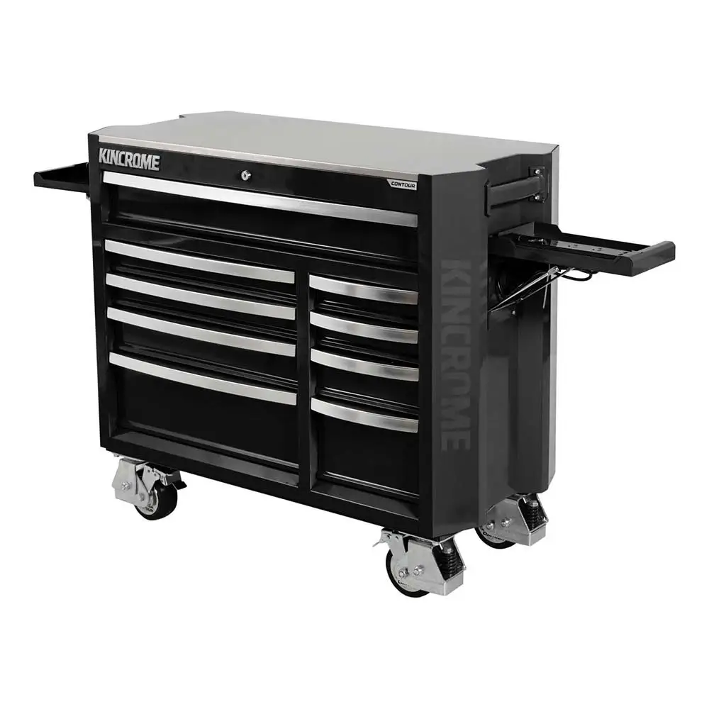 KINCROME 42" 9 Drawer Contour Tool Trolley Black K74229B