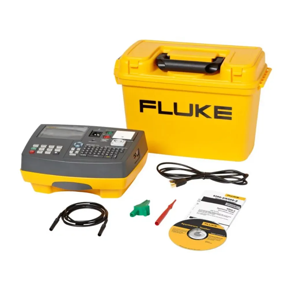 FLUKE V 6500-2 Portable Appliance Tester w. RCD Test Capability FLU6500-2