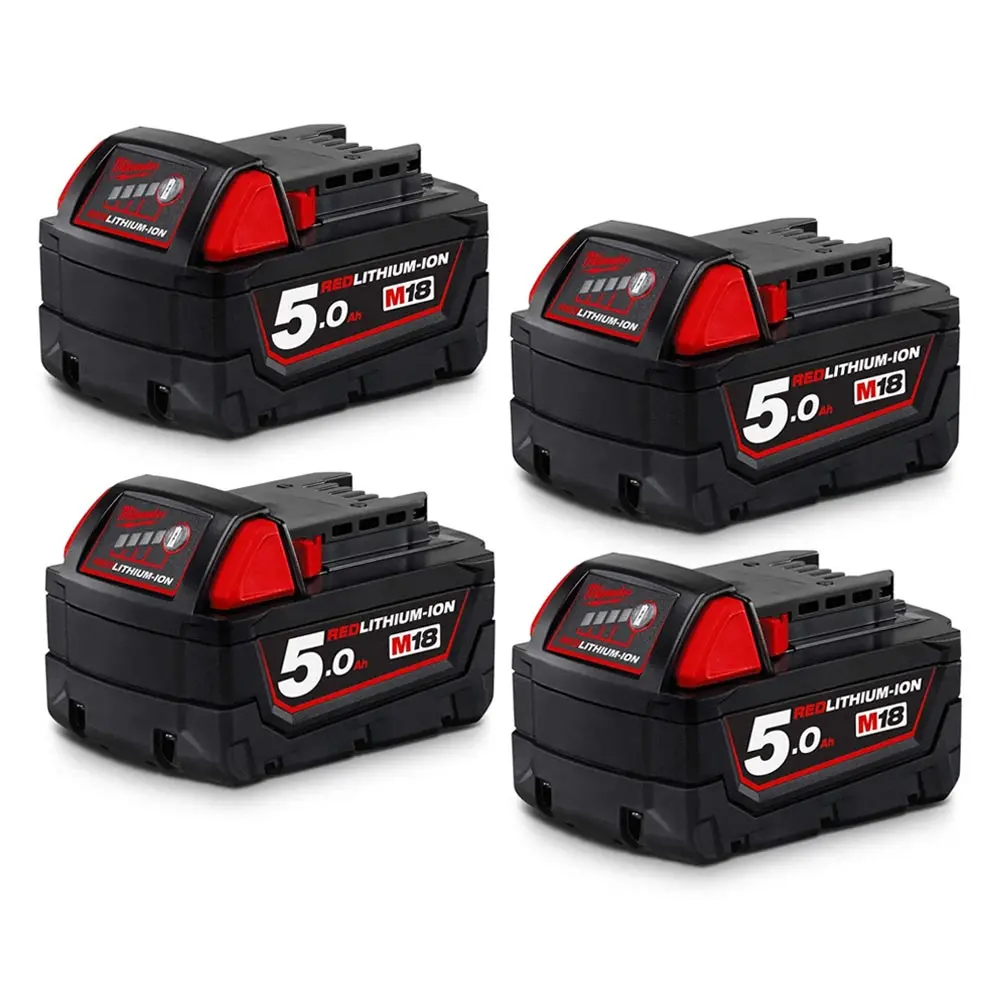 MILWAUKEE 18V 5.0ah Redlithium Battery 4 Pack DK0238G101