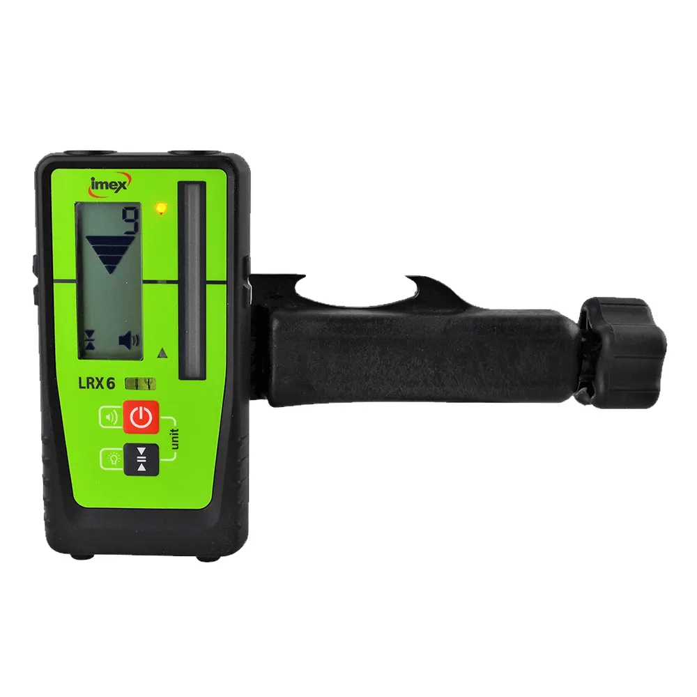 IMEX 60mm Red/Green Hybrid Rotary Laser Receiver with Clamp 012-LRX6