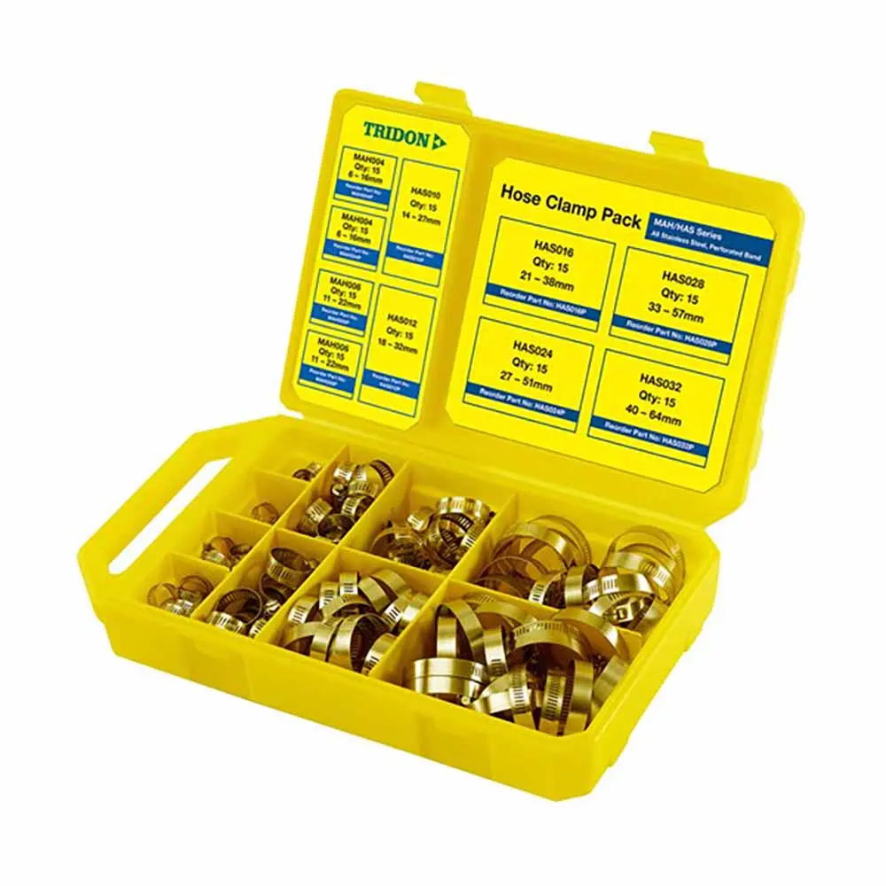 TRIDON 150 Piece Hose Clamp Value Pack S/S CWP150SS