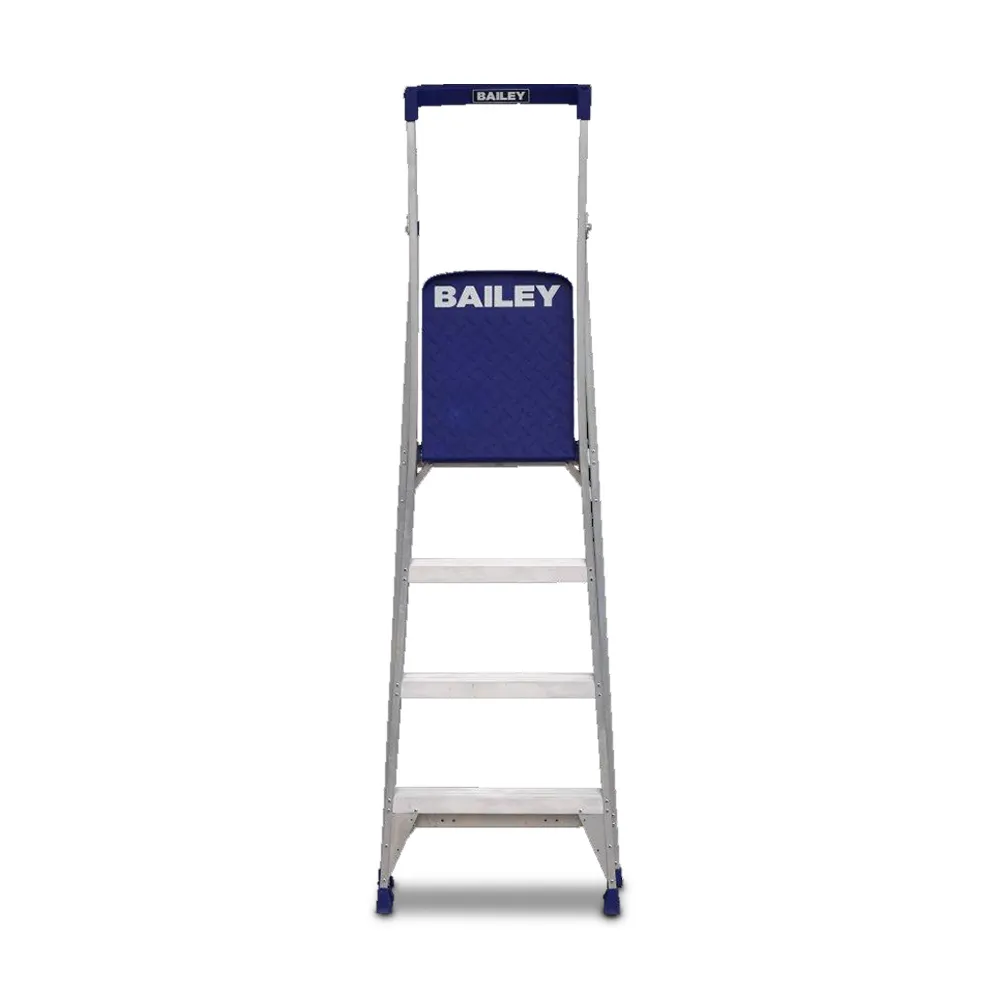 BAILEY P1504 Platform Step Ladder 1.2m Aluminium 150kg Industrial FS14067