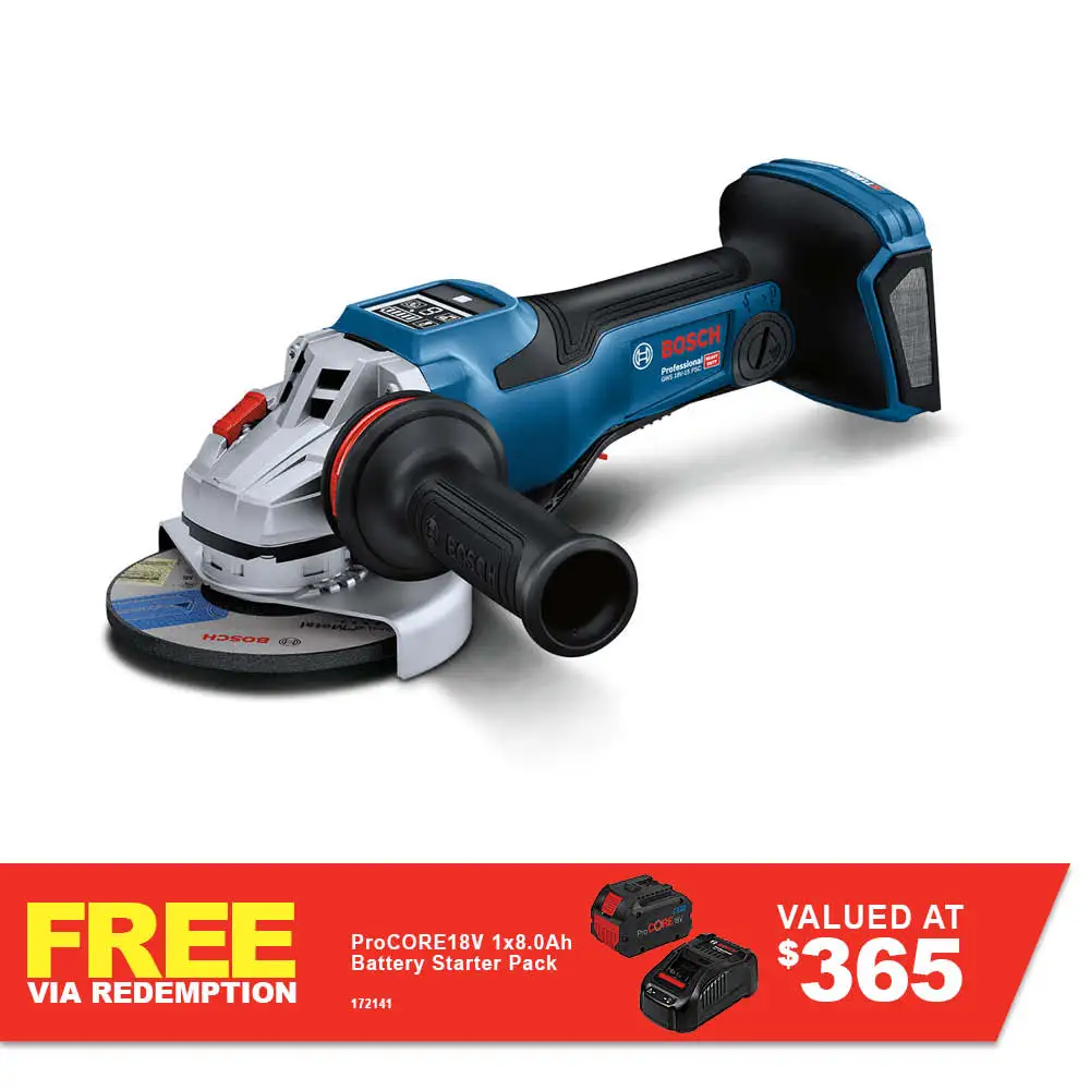 BOSCH 18V BITURBO Brushless 125mm Angle Grinder Skin GWS 18V-15 PSC 06019H6B00