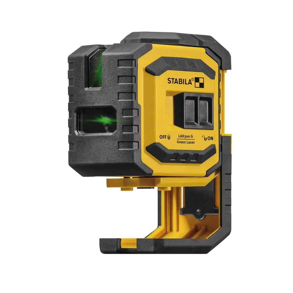 STABILA LAX 300G Crossline + Plumb Point Level Laser Green 19033
