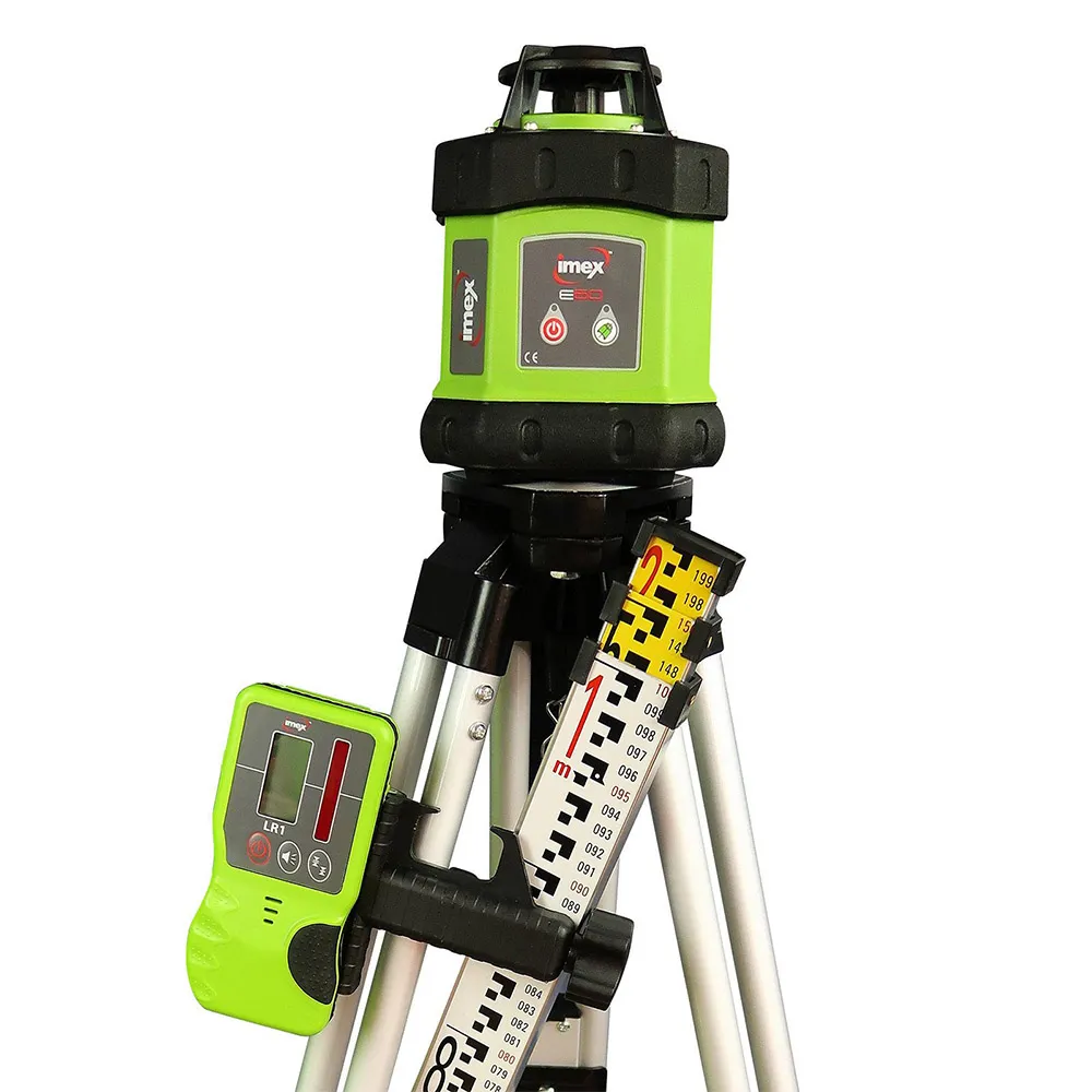 IMEX Rotary Laser Level Kit Red 012E60K