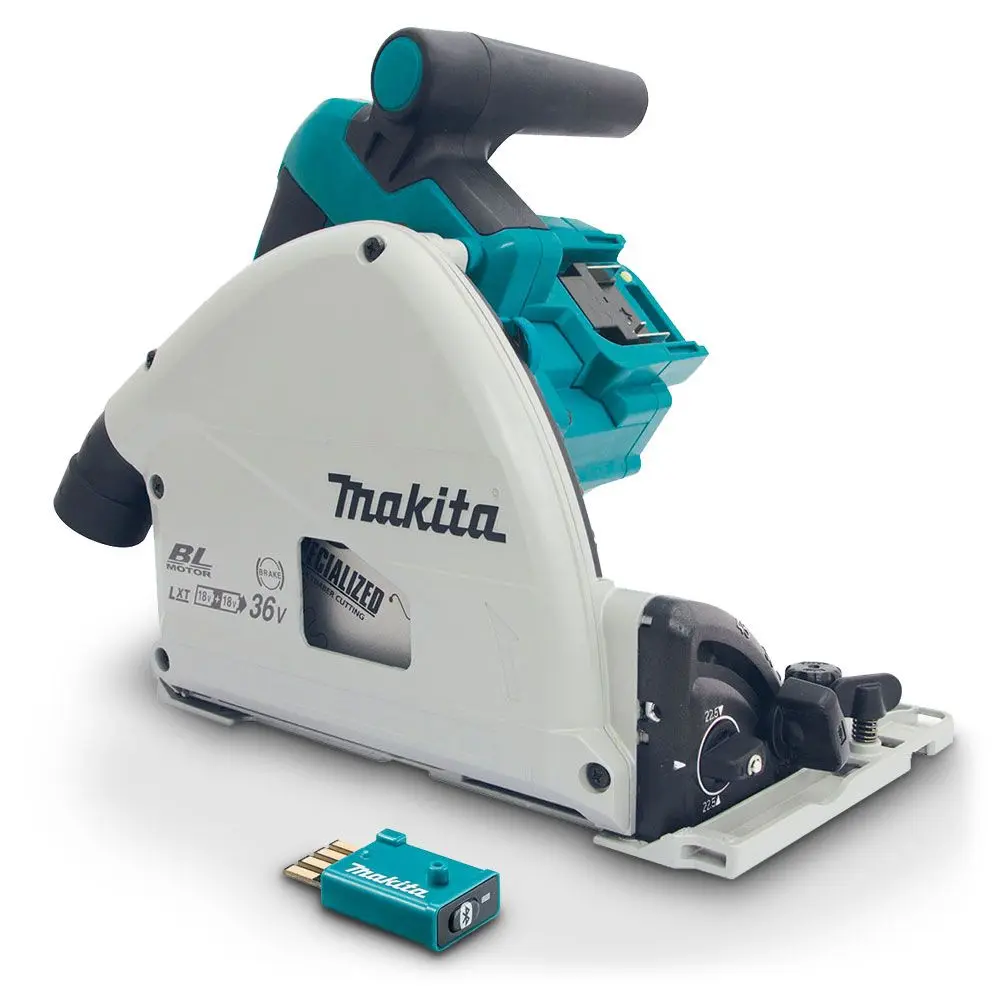 MAKITA 18Vx2 Brushless AWS 165mm Plunge Cut Circular Saw Skin DSP601ZJU
