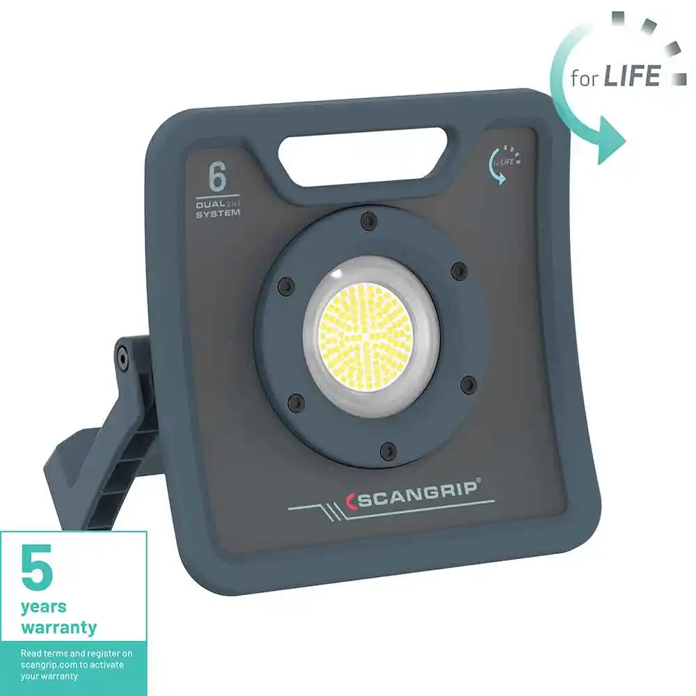 SCANGRIP 6000 Lumens Rechargeable Portable Flood Light 03.6205AU