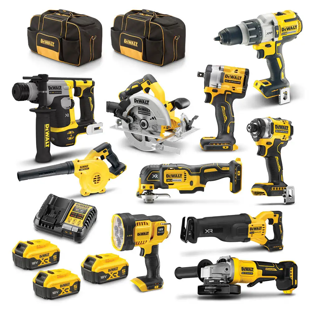 DEWALT 18V 10 Piece 3 x 5.0Ah XR Combo Kit DCZ1085P3-XE