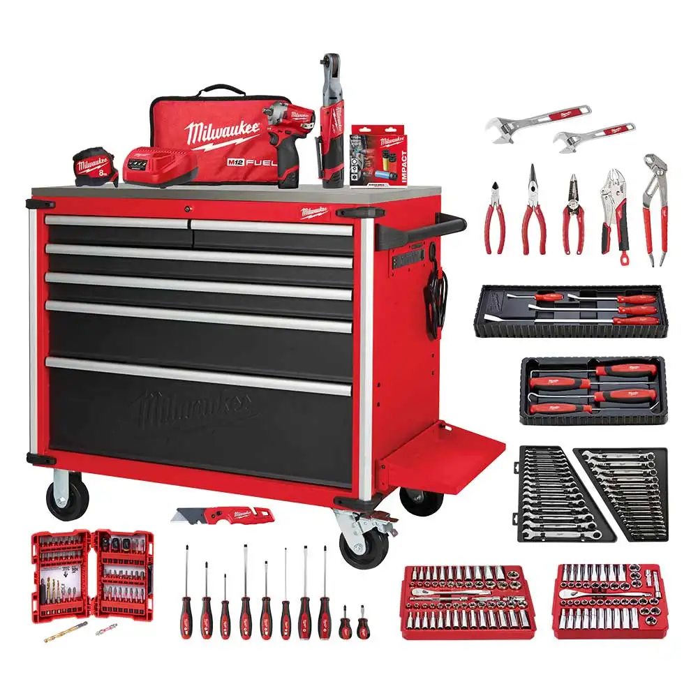 MILWAUKEE 40" 218 Piece Automotive Starter Toolkit MTK218A1S