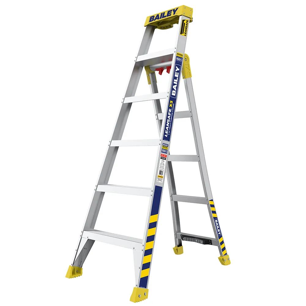 BAILEY 1.8m 150kg X3 Aluminium SLS 3 in 1 Ladder FS14129