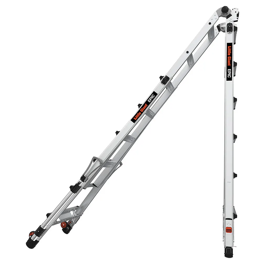 LITTLE GIANT 6-11 Step M26 Epic Ratchet & Rails Multi Purpose Ladder 16826-818