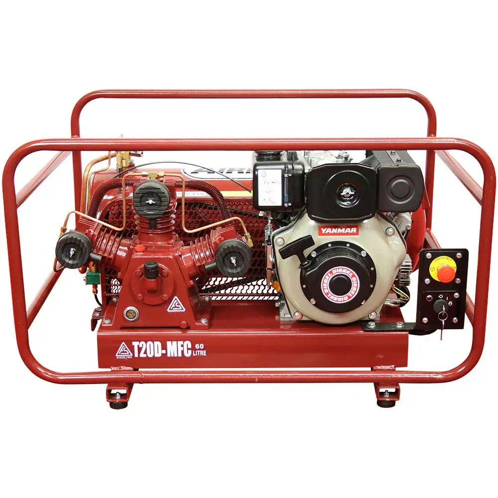 AIRMAC 6.5hp 60l 320 L/Min Electric Start Air Compressor AM T20P MFC ES