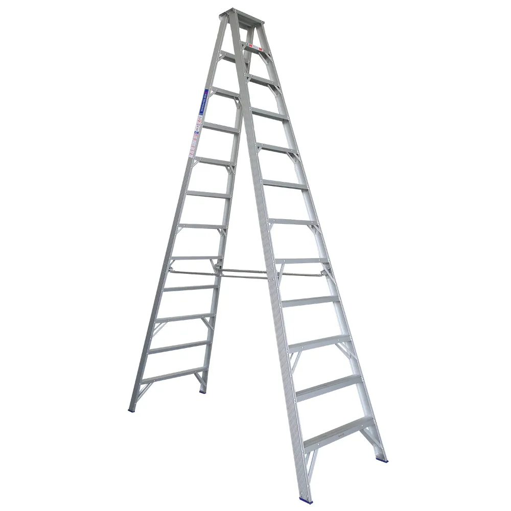 INDALEX 150kg Pro 3.7m Aluminium Double Sided Step Ladder PROS12D