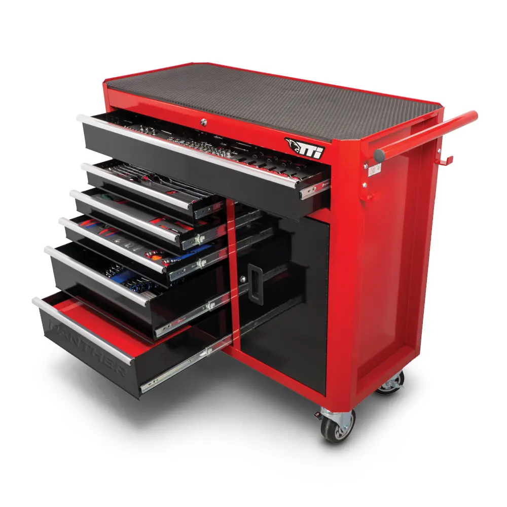 TTI 324 Piece 41" 6 Drawer w/ Cabinet Tool Trolley Kit TTK41061