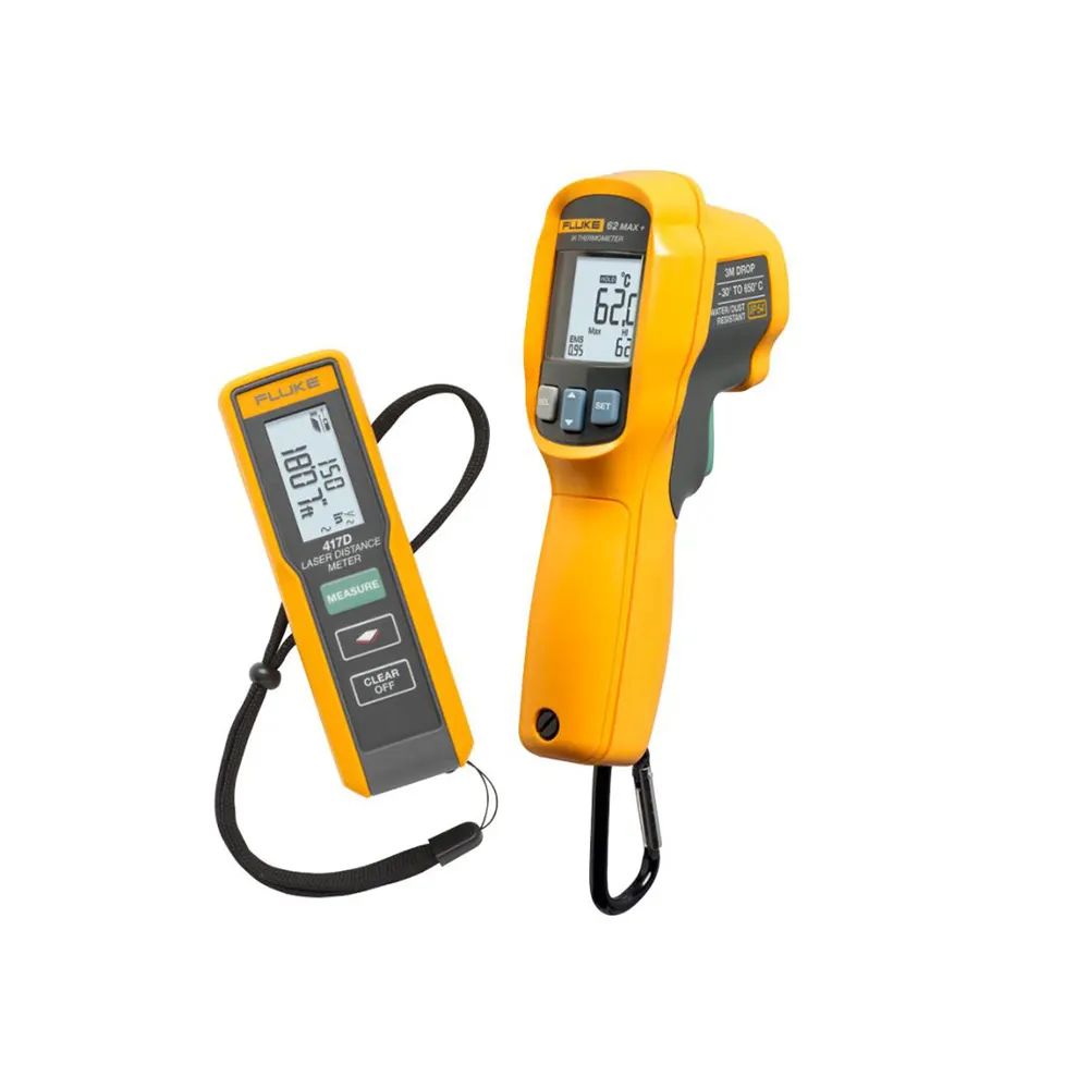 FLUKE 417D Laser Distance Meter & 62 MAX+ IR Thermometer Kit FLU417D/62MAX+