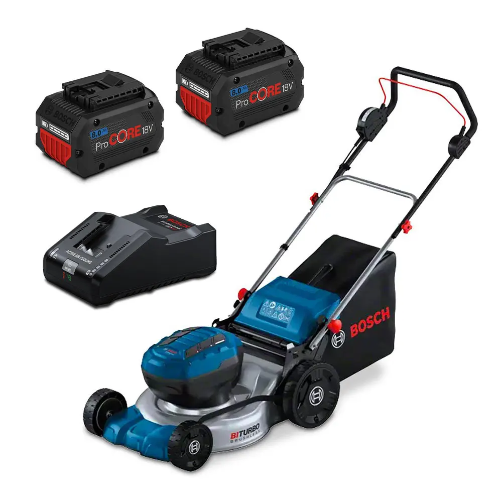 BOSCH 18V 2 X 8.0AH Brushless Mower Kit 061599263S
