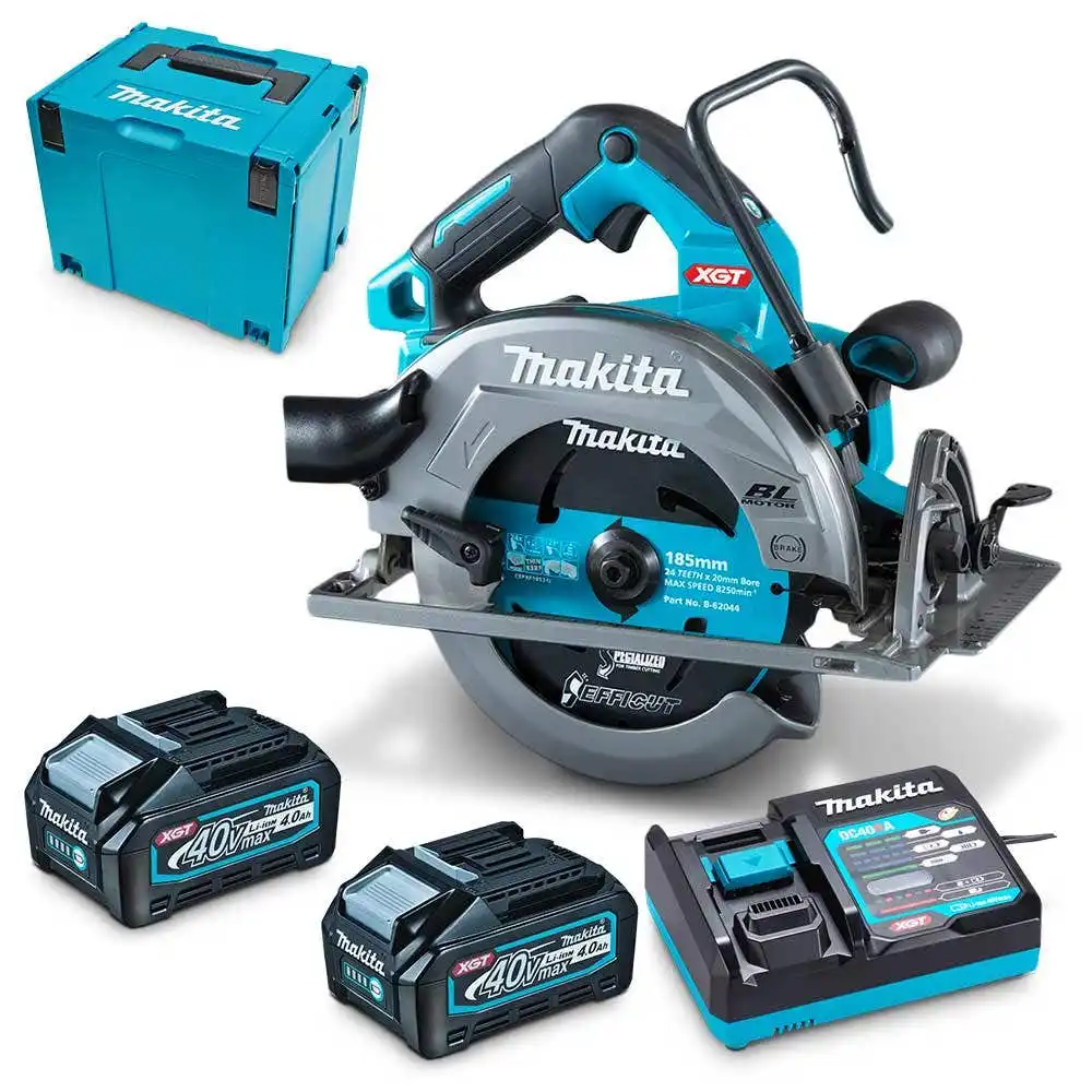 MAKITA 40V Max XGT Brushless AWS 185mm Circular Saw Kit HS003GM201