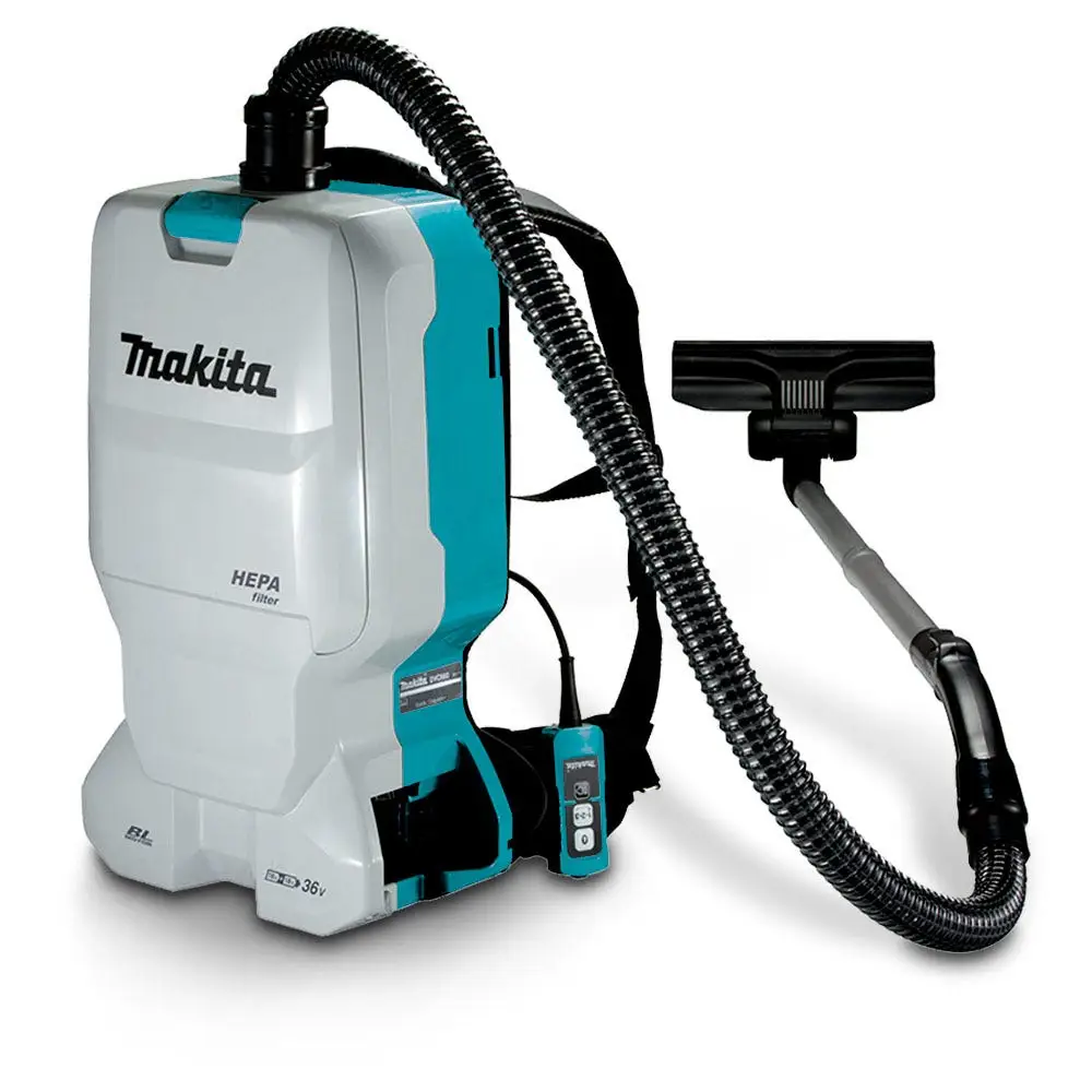MAKITA 18V Brushless 2 x 6.0Ah Backpack Vacuum Kit DVC660G2X1