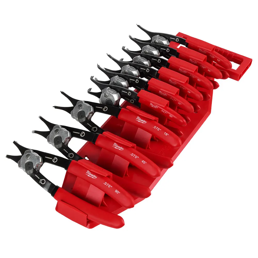 MILWAUKEE Snap Ring Pliers Set - 9 Piece 48226539