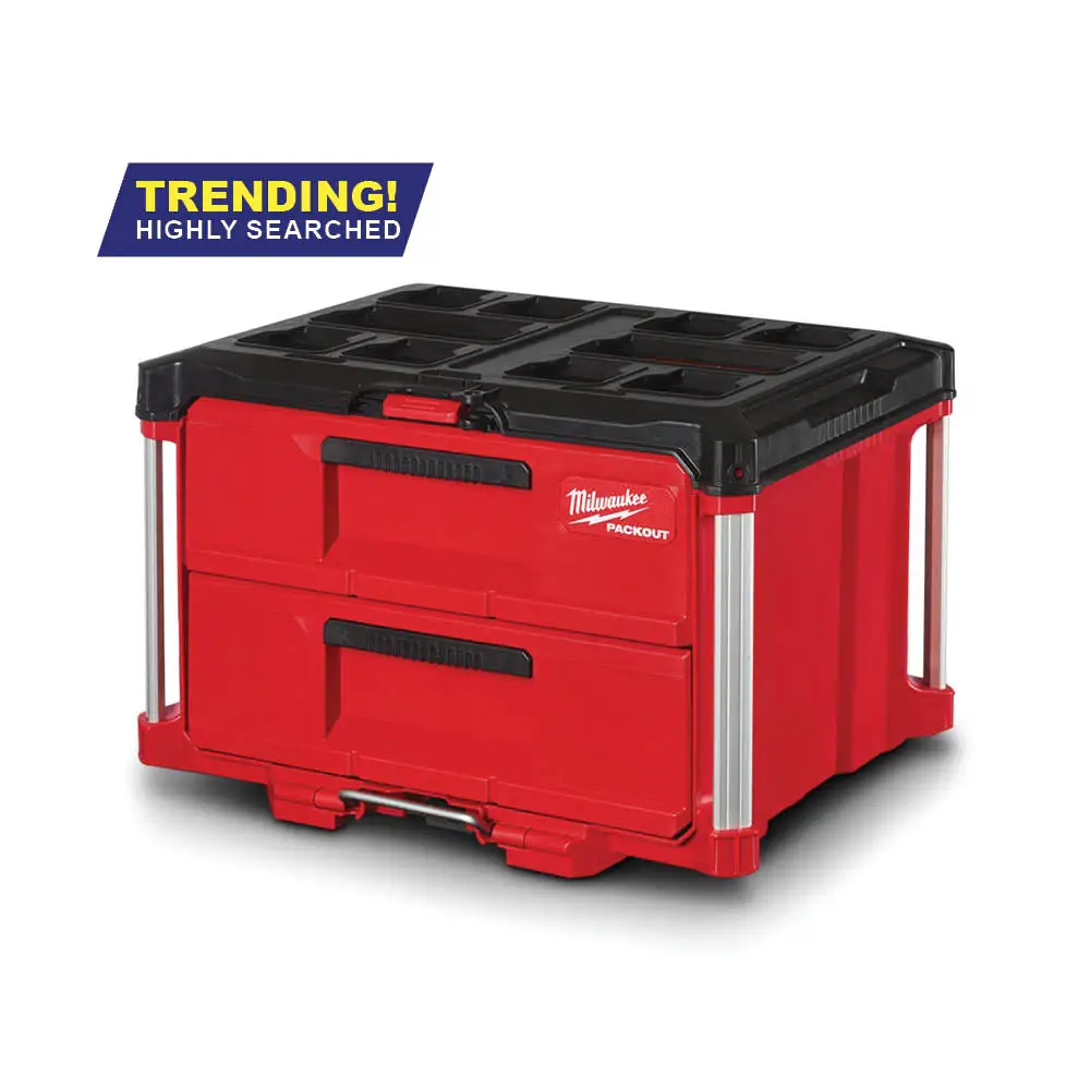 MILWAUKEE PACKOUT 2-Drawer Tool Box 48228442