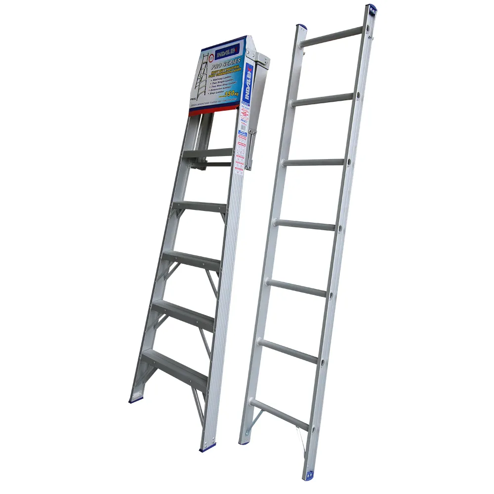 INDALEX 150kg Pro 2.1m - 3.5m Dual Purpose Aluminium Ladder PROC7