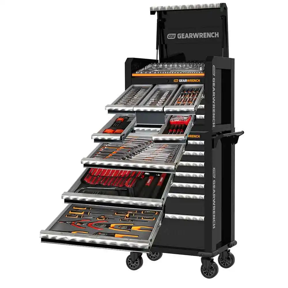 GEARWRENCH 326 Piece Combination Tool Kit 28" Chest Trolley 77015