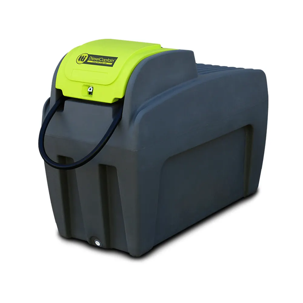 TRANS TANK INTERNATIONAL 400L DieselCaptain Portable Diesel Fuel Tank Pod (Slimline) I-07281
