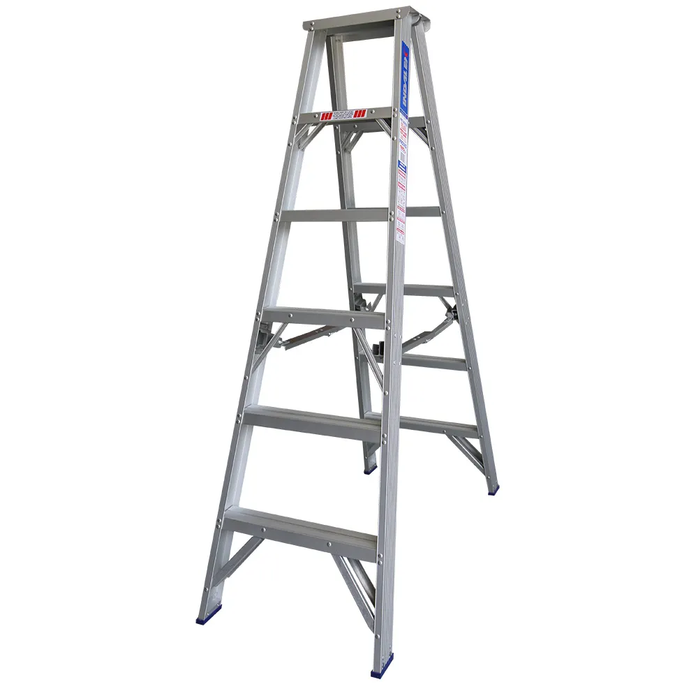 INDALEX 180kg Pro 1.8m Aluminium Double Sided Step Ladder PROS6D