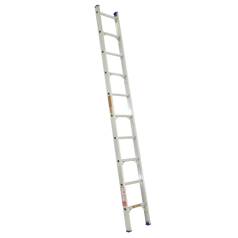 GORILLA Single Builders Ladder Aluminium 3.1M (10ft) 140kg Industrial SBL010-I