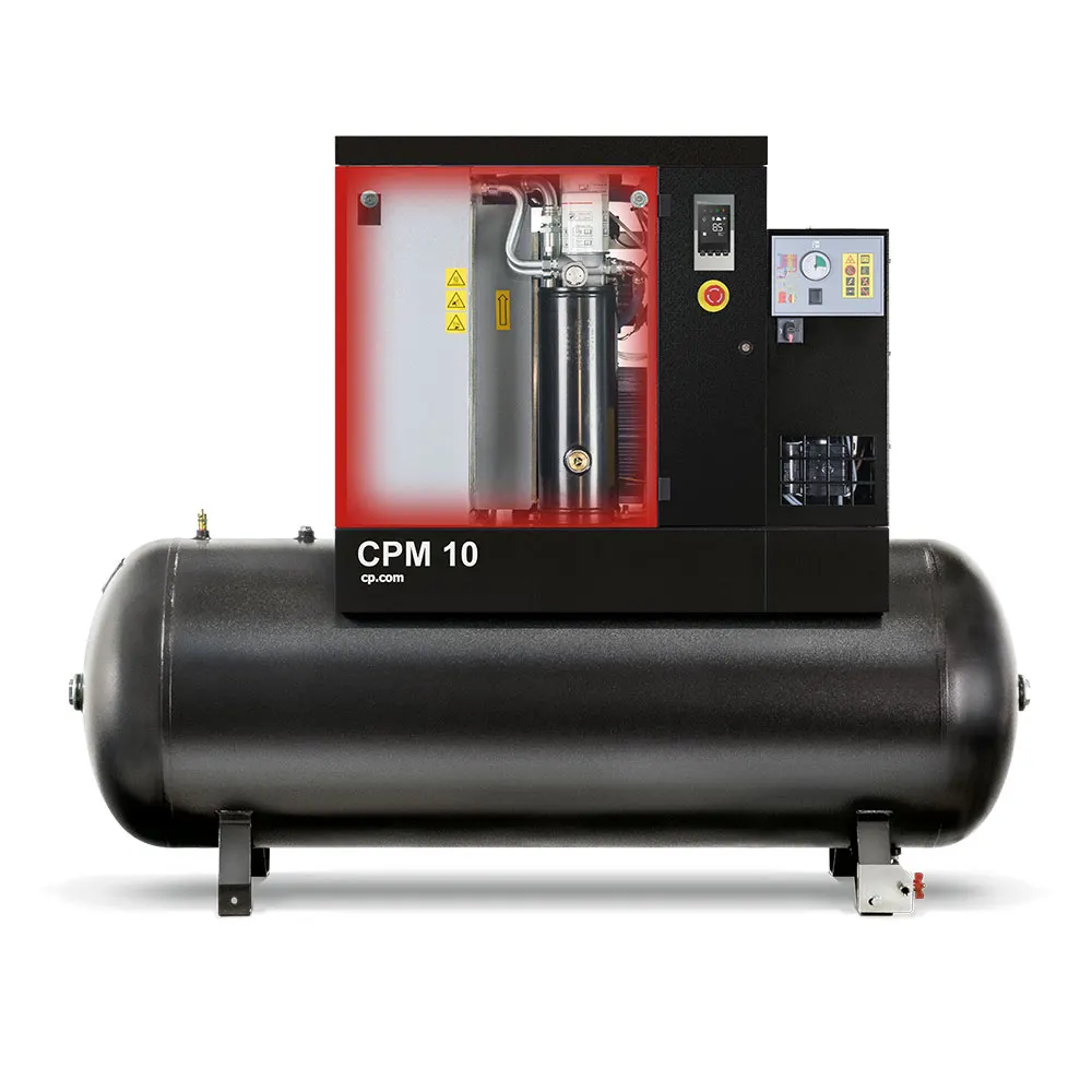 CHICAGO PNEUMATIC CPM10/10 500L 10HP 10bar 145psi 35.2cfm Screw Compressor 4152023046