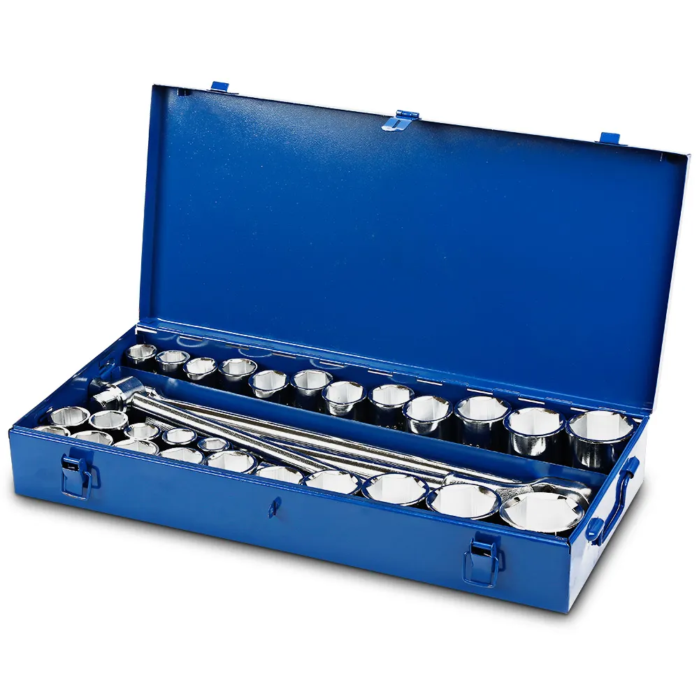 HRD 3/4inch Drive Metric/AF Socket Set - 32 Piece HRD34D32PCSS