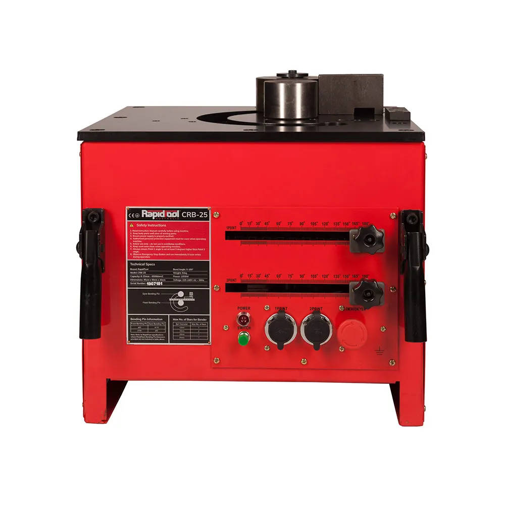RAPIDTOOL Industrial 6-25mm Electric Rebar Bender CRB-25
