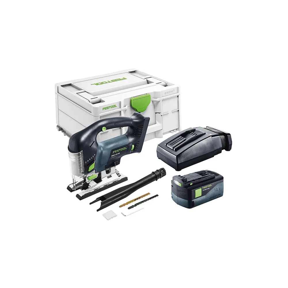 FESTOOL 18V 120mm PSBC 420 1 x 5ah Orbital Jigsaw In Systainer 578289