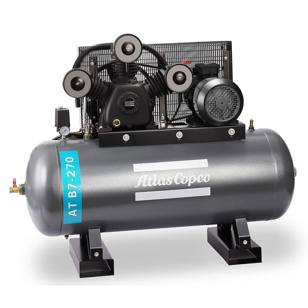 ATLAS COPCO 7.5HP 270L 3 Phase 770L/M Piston Air Compressor 1129740158