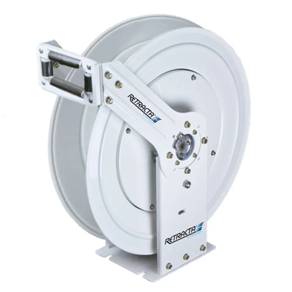 RETRACTA 3/4inch x 15m Twin Pedestal Heavy Duty Hose Reel Bare FHM1900-01