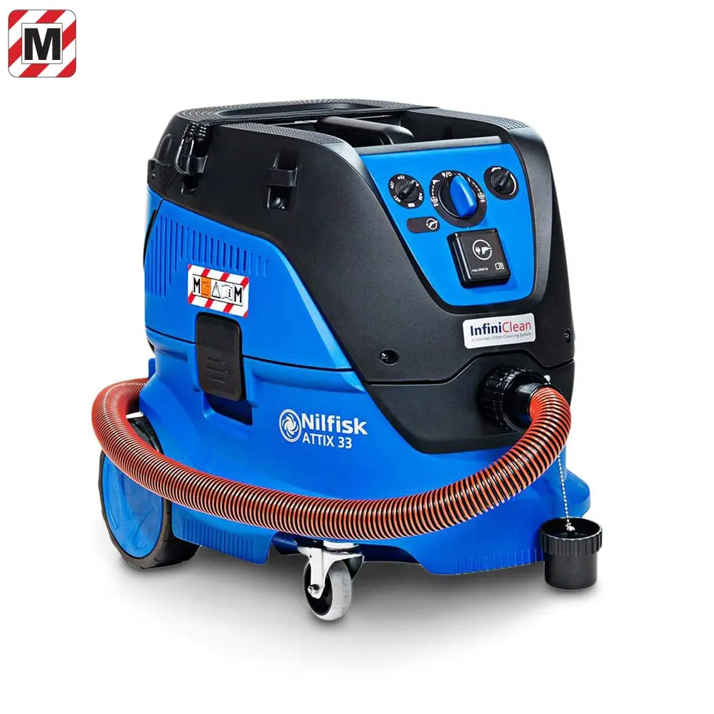 NILFISK 1400W 30L M-Class Attix 33 Industrial Vacuum Dust Extractor 107412198