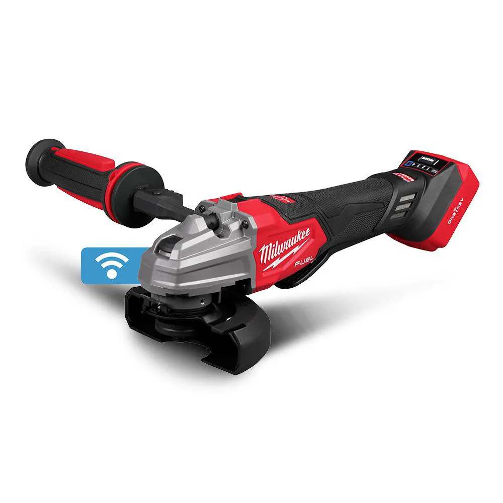 MILWAUKEE 18V Brushless FUEL ONE-KEY 125mm Angle Grinder Skin w/ Deadman Paddle Switch M18FSAGES1250