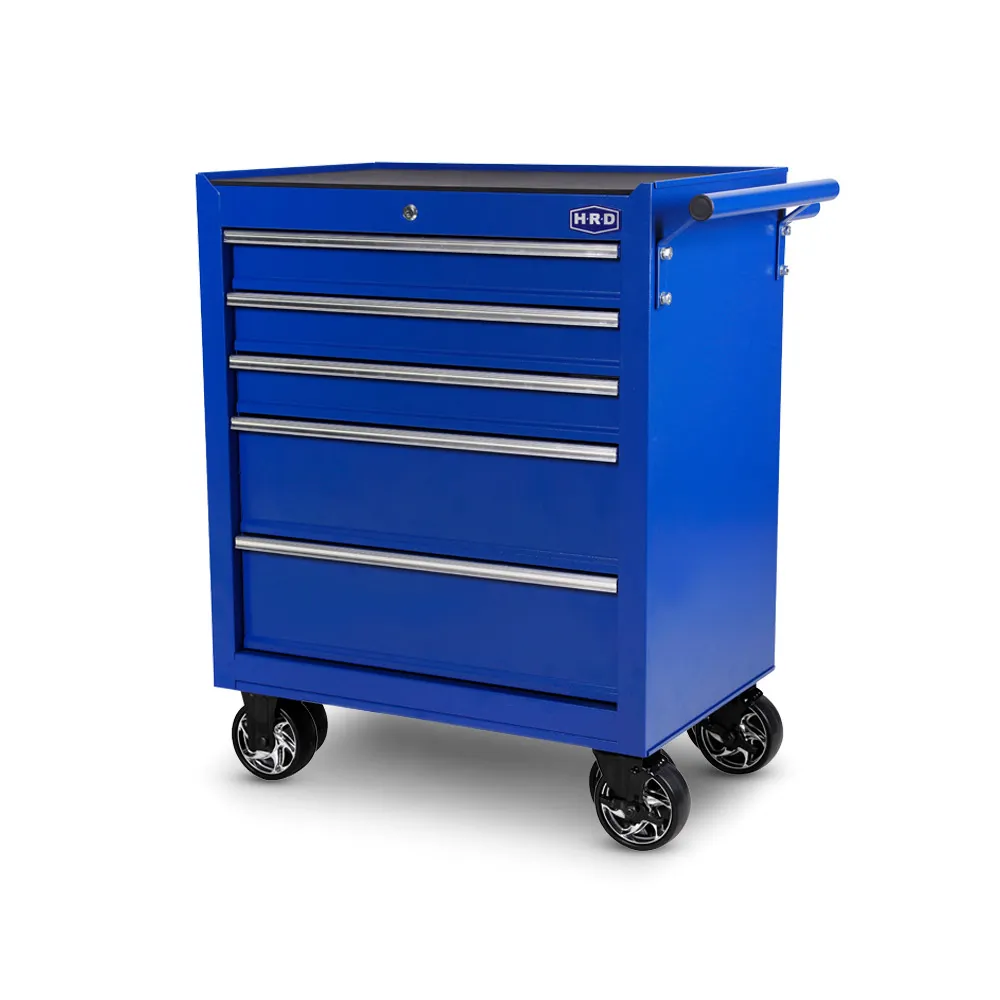HRD 5 Drawer 26inch Tool Trolley - Blue HTR26051