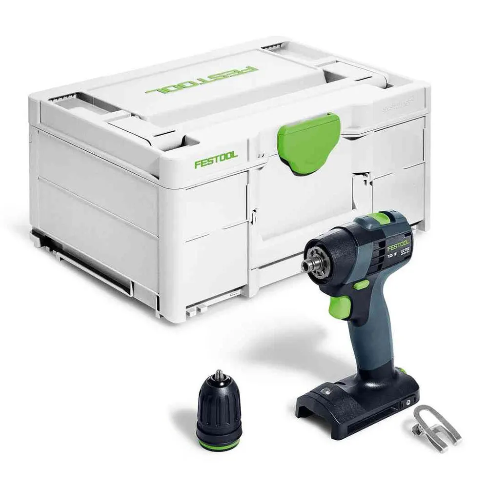 FESTOOL TXS 18V Cordless Compact 2 Speed Drill Basic in Systainer Skin 576894